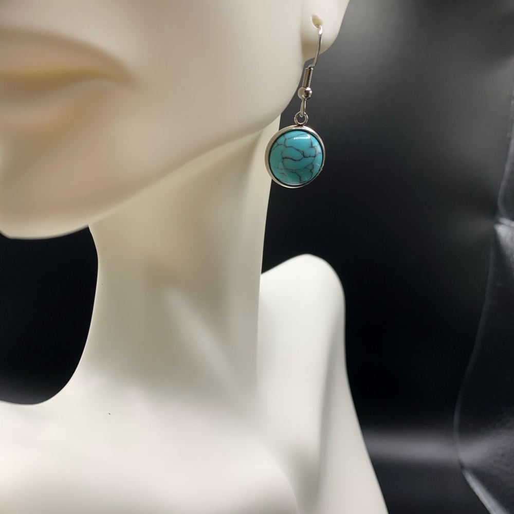 Turquoise dangles - Picture 3 of 3